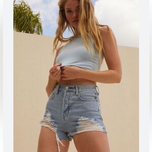 PacSun Vintage High Rise Jean Shorts